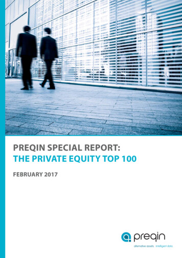 Preqin Special Report: The Private Equity Top 100