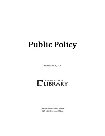 Policy And Procedure - Lclsonline 