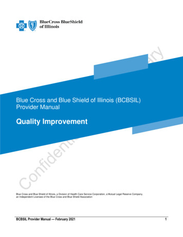 Quality Improvement - BCBSIL