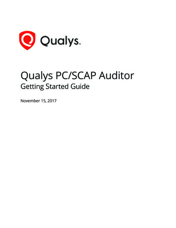 Qualys PC/SCAP Auditor
