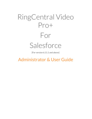 RingCentral Video Pro For Salesforce