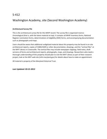 S-412 Washington Academy, Site (Second Washington Academy)