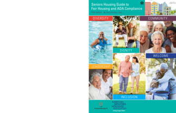 Seniors Housing Guide To Fair Housing And ADA Compliance - ASHA