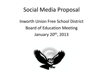 Social Media Proposal Draft - Ajhepworth.yolasite 