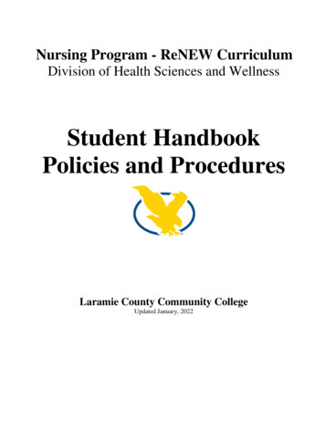 Student Handbook Policies And Procedures - LCCC