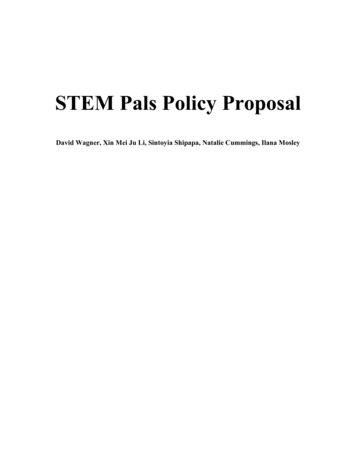 STEM Pals Policy Proposal - Pennsylvania State University