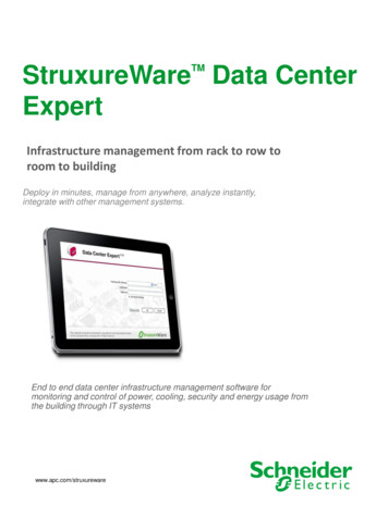 StruxureWareTM Data Center Expert - Power Solutions