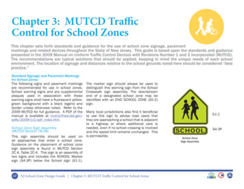 Chapter 3: MUTCD Traffic Control For School Zones - State