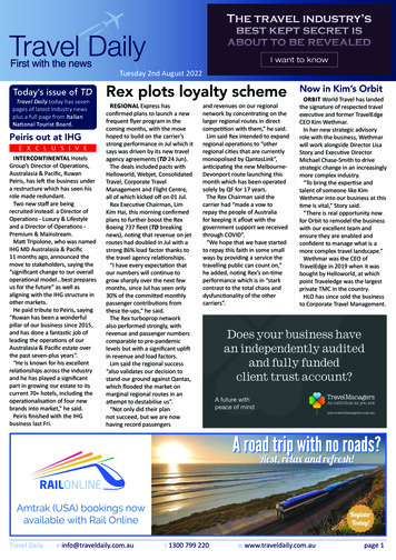 Tuesday 2nd August 2022 Today's Issue Of TD Rex Plots Loyalty Scheme