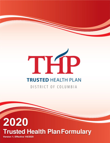 Trusted Health Plan Formulary - CareFirst CHPDC
