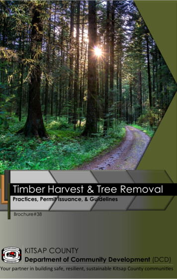 Timber Harvest & Tree Removal - Kitsap County, Washington