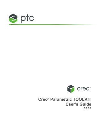Creo Parametric TOOLKIT User's Guide - PTC