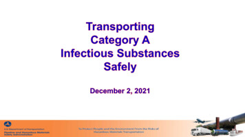 Infectious Substances Guide - Centers For Disease Control And Prevention