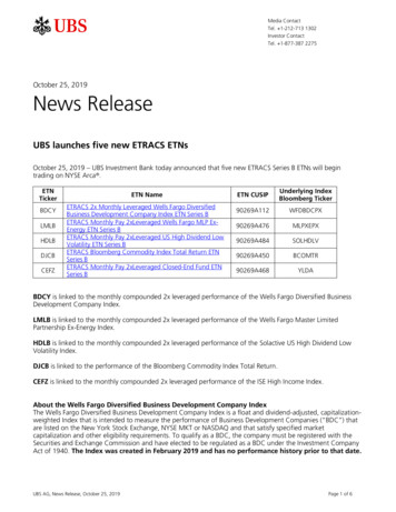 Fact Sheet Title - UBS