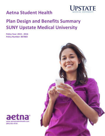 Aetna Student Health Plan Design And Benefits Summary SUNY Upstate .