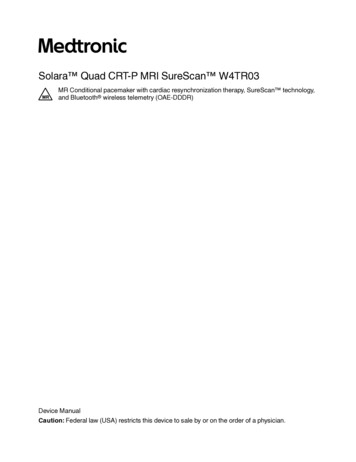 Solara Quad CRT-P MRI SureScan W4TR03 - FCC ID
