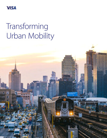 Transforming Urban Mobility - Visa