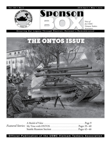 The Ontos Issue