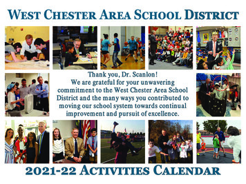 2021-22 Activities Calendar - Schoolwires