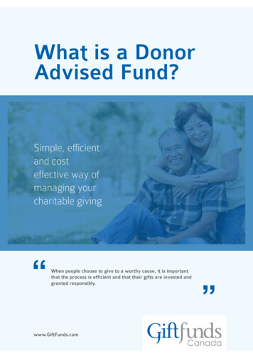 What Is A Donor Advised Fund? - GiftFunds