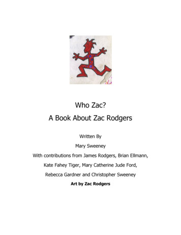 Who Zac? A Book About Zac Rodgers - King Spook
