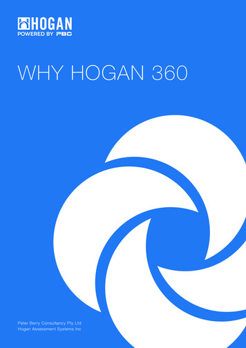 Why HOGAN 360 - Peterberry .au