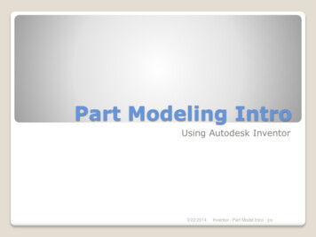Part Modeling Intro - Iowa State University