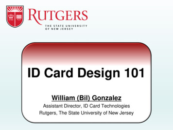 ID Card Design 101 - Cdn.ymaws 