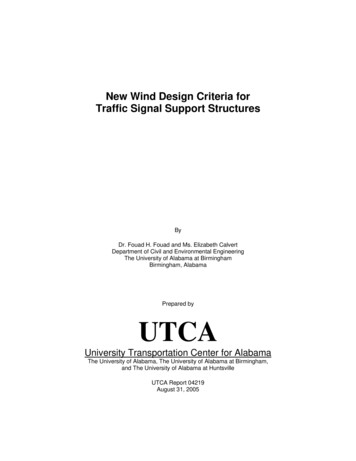 New Wind Design Criteria For Traffic Signal Support Structures