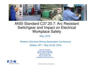 ANSI C37.20.7 Arc Resistant Switchgear And Impact In .