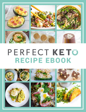 RECIPE EBOOK - Perfect Keto