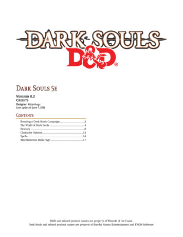 Dark Souls 5e - Fireden 