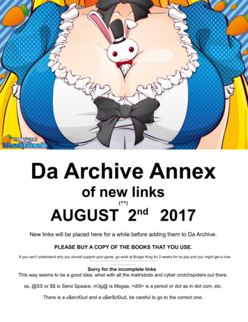 Da Archive Annex - Desu User Generated Content