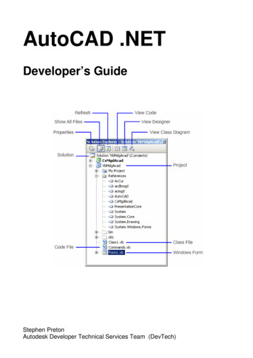 AutoCAD Developer's Guide - Autodesk