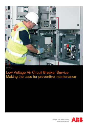 White Paper Low Voltage Circuit Breaker Service Making The .