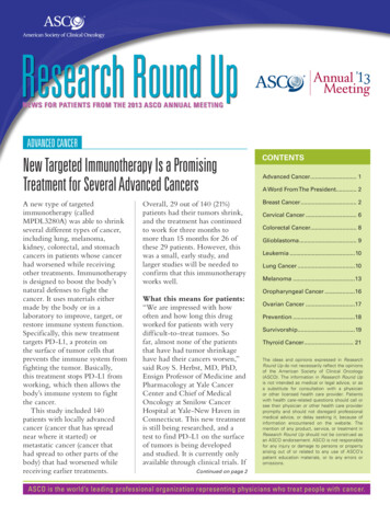 Research Round Up - Cancer