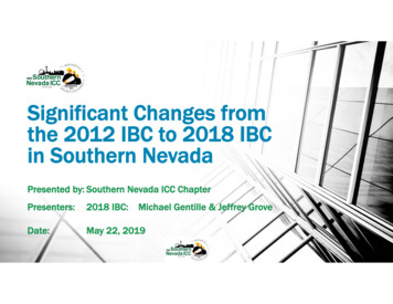 20190522 SNICC 2012 To 2018 IBC Presentation