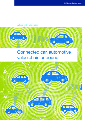 Connected Car, Automotive Value Chain Unbound