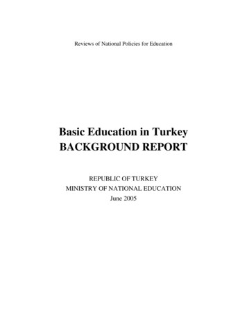 Basic Education In Turkey - OECD