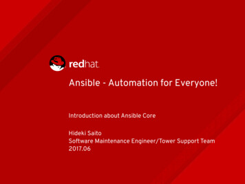 Ansible - Automation For Everyone! - OpenStack Days