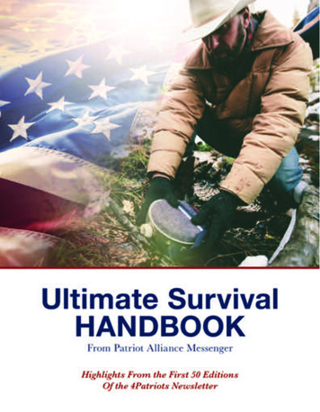 Ultimate Survival HANDBOOK - 4Patriots