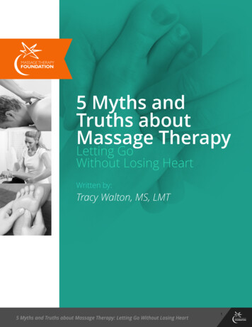 5 Myths And Truths About Massage Therapy - Tracy Walton