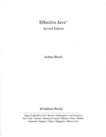 Effective Java - GBV