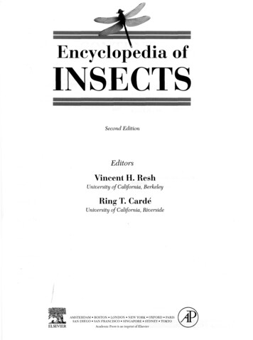 Encyclopedia Of INSECTS - GBV