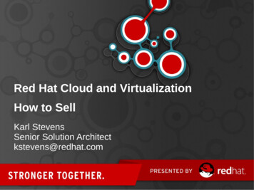 Red Hat Cloud And Virtualization How To Sell - Axoft