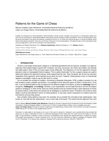 Patterns For The Game Of Chess - Hillside