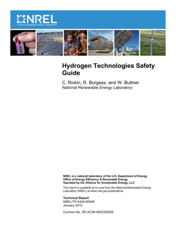 Hydrogen Technologies Safety Guide