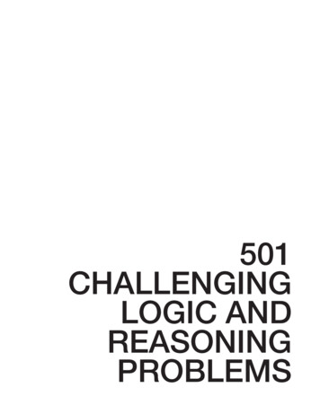 501 Challenging Logic And Reasoning Problems, 2nd Edition