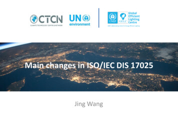 Main Changes In ISO/IEC DIS 17025