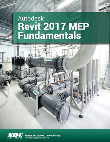Autodesk Revit 2017 MEP Fundamentals - SDC Publications